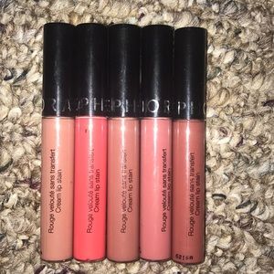 Sephora brand creme lip stains!